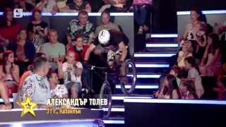 Александър Толев: Каскади с колело