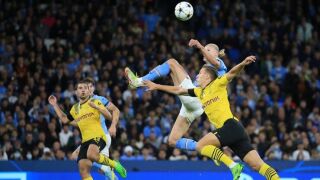 Холанд попари бившия си тим в юбилеен мач за Гуардиола