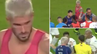 Меси има бодигард на терена