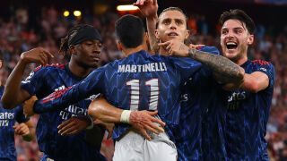 Арсенал се измъчи, но стартира с успех в Шампионска лига (ВИДЕО)