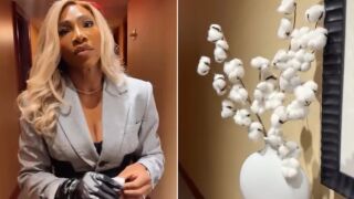 Букет от памук напрегна Серина Уилямс (ВИДЕО)