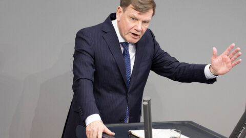 Повреда в самолета на германския външен министър 