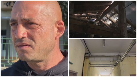 Училище без държавен бюджет с прокапал прокрив: Бивш ученик го спасява с ремонт