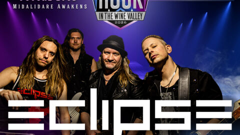 Eclipse, Ashes of Ares и Tidal Dreams са последните три банди на голямата сцена на Midalidare Rock In The Wine Valley 2026