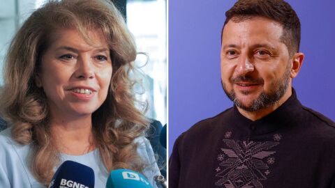 Снимка: Зеленски: Украйна високо цени приятелството на България. Благодаря Ви, Илияна Йотова!