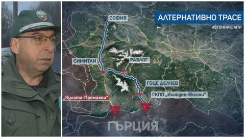 10-километрова тапа от тирове на ГКПП „Кулата“ заради протест на гръцки фермери