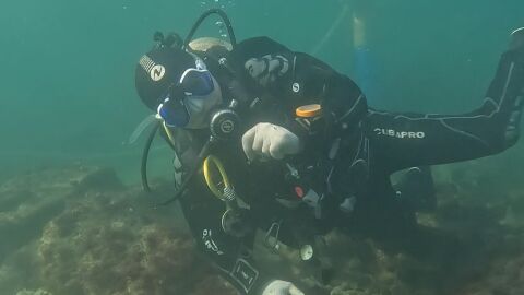 Учени разкриха внушителна част от потъналото отбранително съоръжение на антична Месембрия