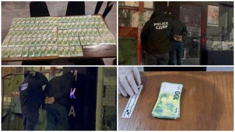 Снимка: Трима арестувани в София при опит да пласират над 10 000 фалшиви евро (СНИМКИ)