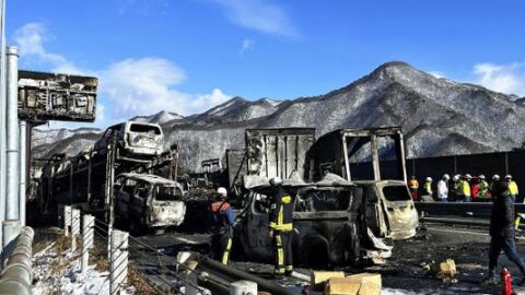 Верижна катастрофа с 50 превозни средства и една жертва