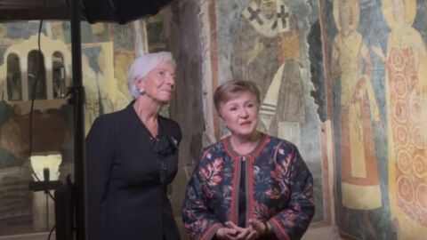 Броени часове преди еврото: Кристин Лагард със символичен поздрав към България