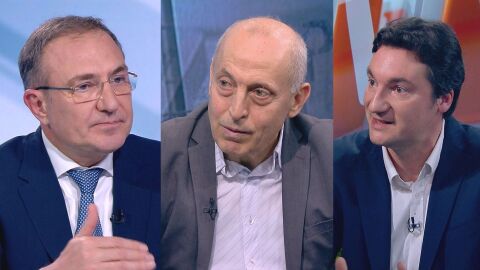 Снимка: Само трима са кандидатите за лидер на БСП: Борислав Гуцанов, Крум Зарков и Руси Статков