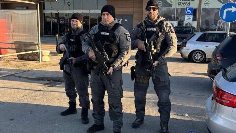 Жандармеристи по улиците на София, Варна, Бургас и Пловдив в първия ден на 2026 г. (СНИМКИ)