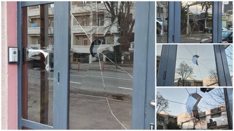 Вандалска атака от неизвестно лице над българското посолство в Скопие