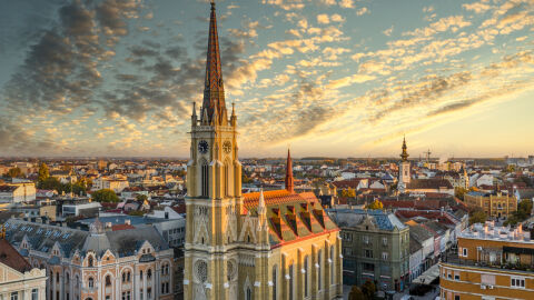 Протест в Белград след акция на полицията срещу студенти в Нови Сад