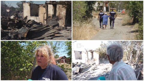 Снимка: Огненият ад в Бургас: „Всичко изгоря - сега ще отседна в колата си“, „Едвам са изкарали малката“ (СНИМКИ, ВИДЕО)