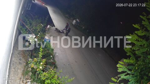 Снимка: Кадри от охранителна камера показват ареста на Асен Симеонов, който отвлече 11-годишната Наталия (ВИДЕО)
