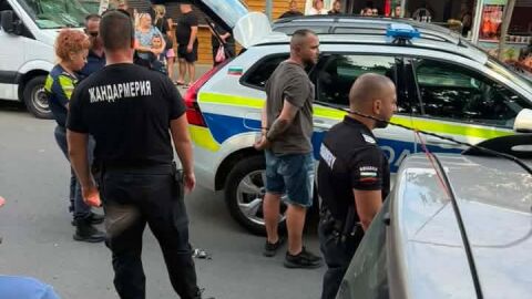 Снимка: Полицейско преследване край Несебър: Дрогиран и неправоспособен шофьор удари патрулка
