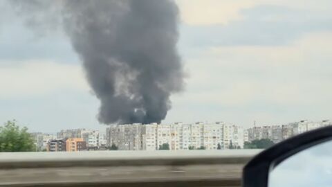 Снимка: Голям пожар в столичния квартал 
