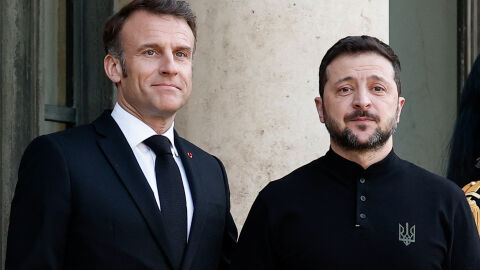 Зеленски ще се срещне в Париж с Макрон в понеделник