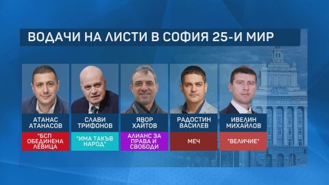 Ясни са кандидатите за депутати, които ще се борят за място в 52-рия парламент