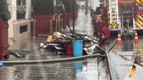 Пожар в петзвезден в Париж: Наложи се евакуация на гостите (ВИДЕО)