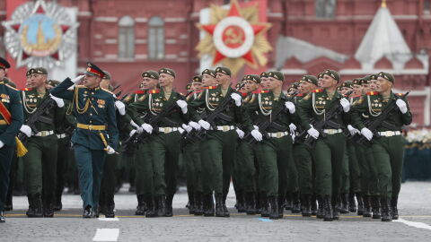Военният парад на 9 май на Червения площад ще бъде без военна техника