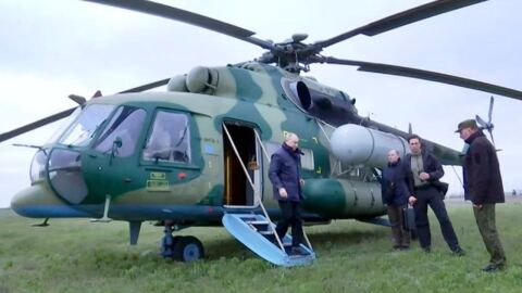 Снимка: Москва: Хеликоптерът на Путин беше в епицентъра на украинската атака с дрон в Курска област
