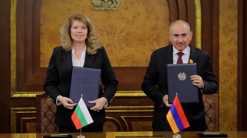 Армения и България подписаха декларация за стратегическо партньорство