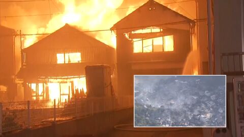 Най-големият пожар в Япония за последните 50 години: 170 сгради са унищожени (ВИДЕО)