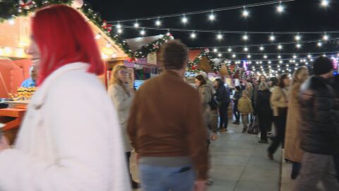 Коледният дух вече може да се усети в центъра на София