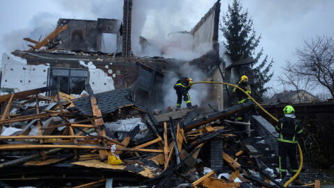  Интензивни въздушни удари над Киев