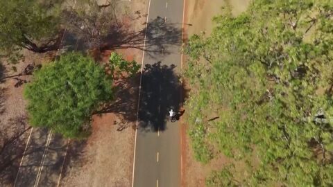 Еколог мина 3500 км с колело, за да привлече внимание към климатичните промени