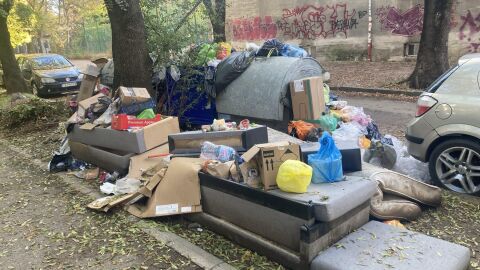 Кризата с боклука в София: Част от засегнатите райони вече са почистени