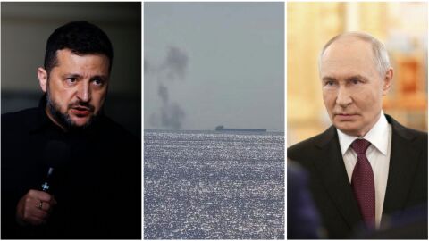 Снимка: Украйна сочи Русия за атаките в Черно море, Москва мълчи за удара край България