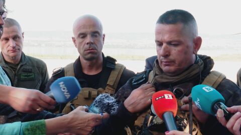 Снимка: Огледът на кораба ABLE: Не са намерени останки от дронове, товарът е жито