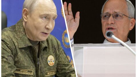 Снимка: Папа Лъв XIV поиска временно прекратяване на огъня заради хуманитарната криза в Олешки, Путин се съгласи да съдейства