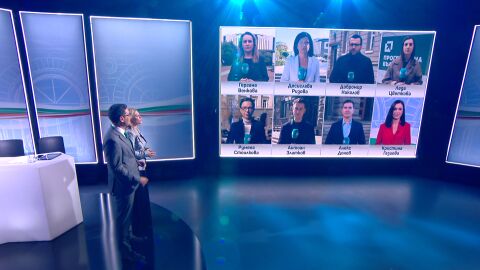 Снимка: Бекстейдж от нюзрума на bTV: Как премина изборният маратон зад кадър?
