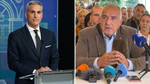 Снимка: Бойко Борисов подкрепи Андрей Гюров за президент с общ призив за единство и национална сигурност