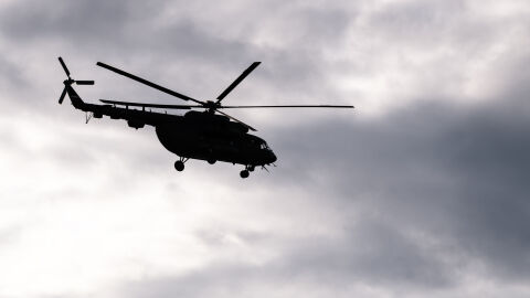 Снимка: Два противопожарни хеликоптера се сблъскаха в Гърция