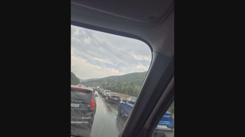 Снимка: Верижна катастрофа с четири коли стана на магистрала 