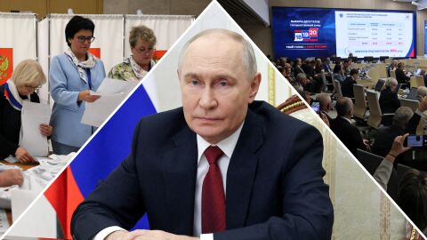 Снимка: Рекордно: Партията на Путин „Единна Русия“ печели 355 места в Държавна Дума