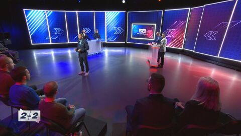 Снимка: „Две на две. Дуелът в събота“: Йотова vs. Гюров в битка за президентския стол