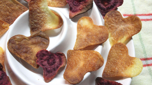 Снимка Любовен чипс в два цвята за Свети Валентин