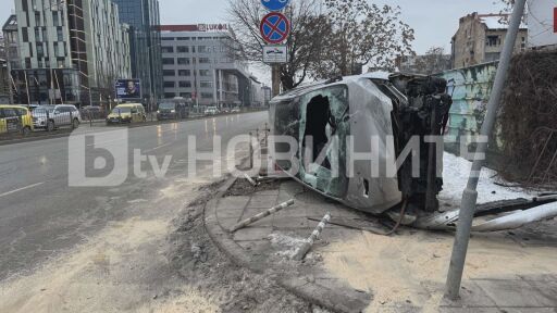 Тежка катастрофа в София, предизвикана е от пиян и дрогиран шофьор (СНИМКИ)