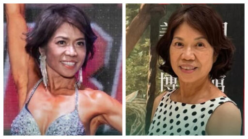 Снимка  72-годишната „бодибилдинг баба