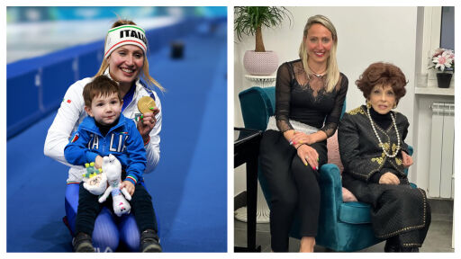 Снимка Мама спечели злато: наследница на Джина Лолобриджида покори Олимпиадата (СНИМКИ)
