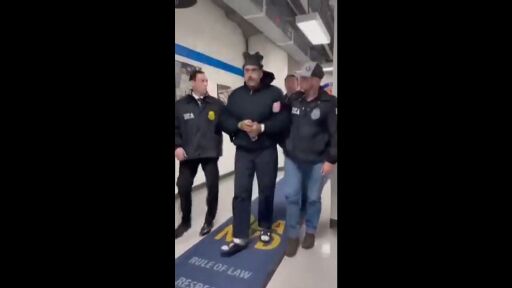 От САЩ беше публикувано първо видео на президента на Венецуела Николас Мадуро след задържането