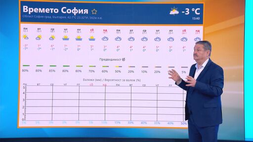 Георги Рачев: Около 25 януари се очаква втори голям процес – евентуално следващ циклон