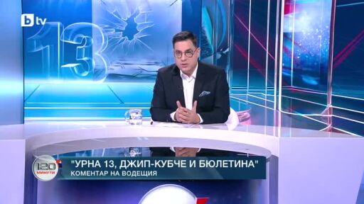 Коментар на водещия: Урна 13, джип-кубче и бюлетина