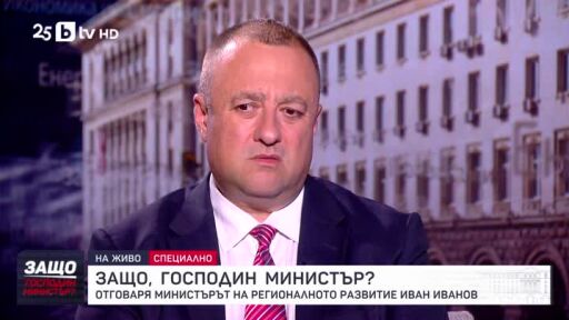 Защо, господин министър?: Гост е Иван Иванов